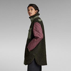 Жіноча куртка G‑Star Teddy Mix Jacket Oversized - S synthetic.ua - Фото 1