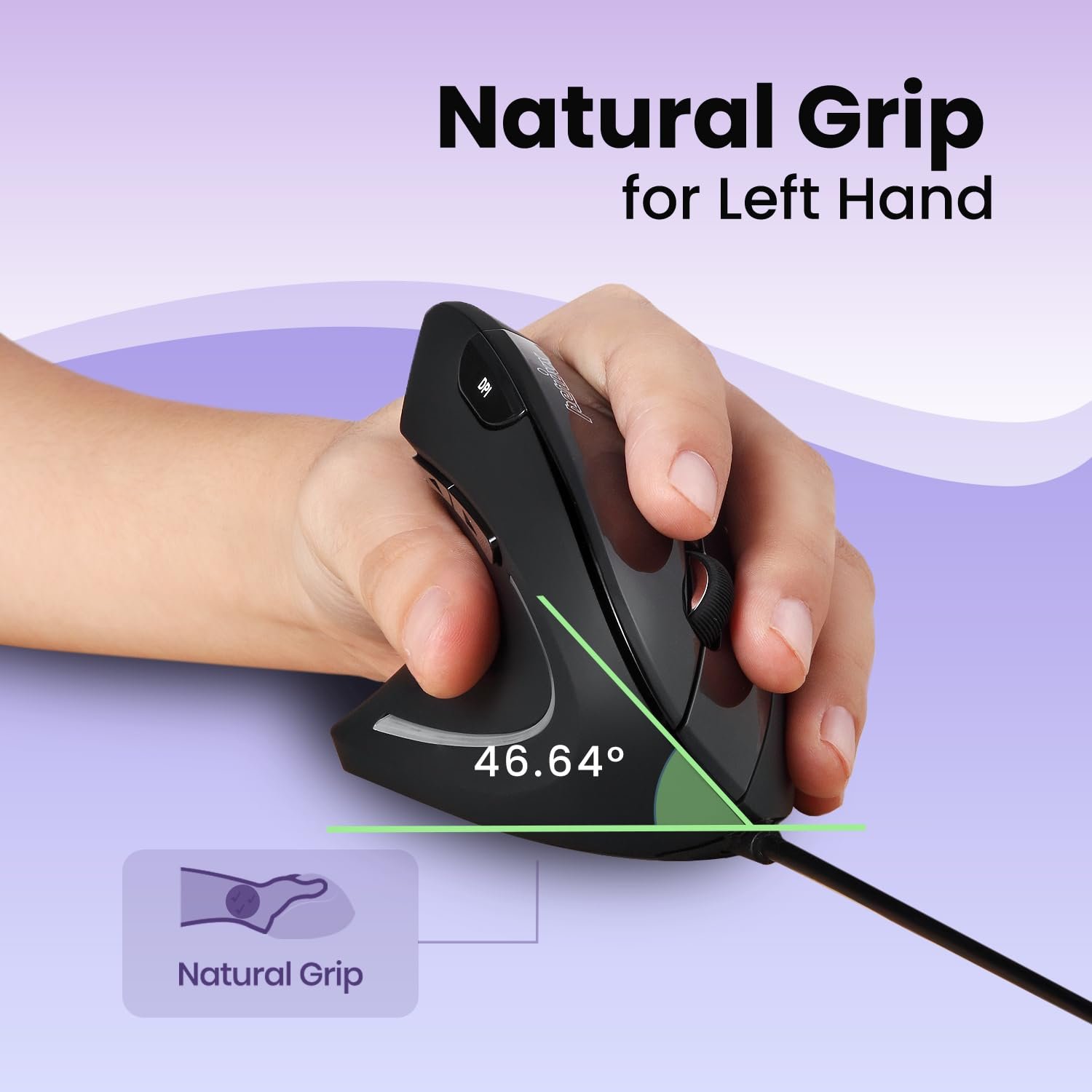 Миша USB Perixx PERIMICE-513L, фото №4