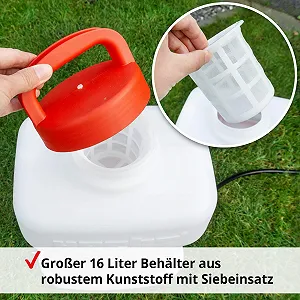 Акумуляторний ранцевий обприскувач Hecht Strong 2.5 Ah 16 L 3 форсунки 2.5 bar synthetic.ua - Фото 1