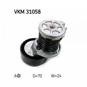 Натяжитель поликлинового ремня SKF VKM 31058 для AUDI SEAT SKODA VW левый synthetic.ua - Фото 1