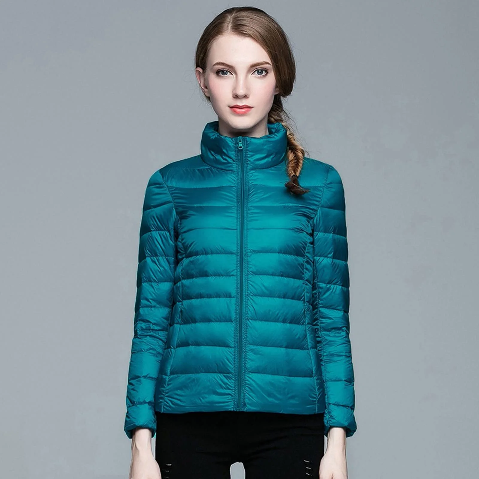 Легке пальто жіноче пухове, фото №5