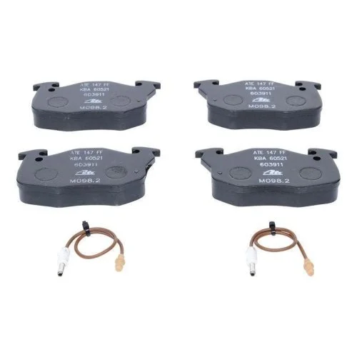 Комплект гальмівних колодок, дискове гальмо ATE 13.0460-3911.2 для PEUGEOT RENAULT, фото №2