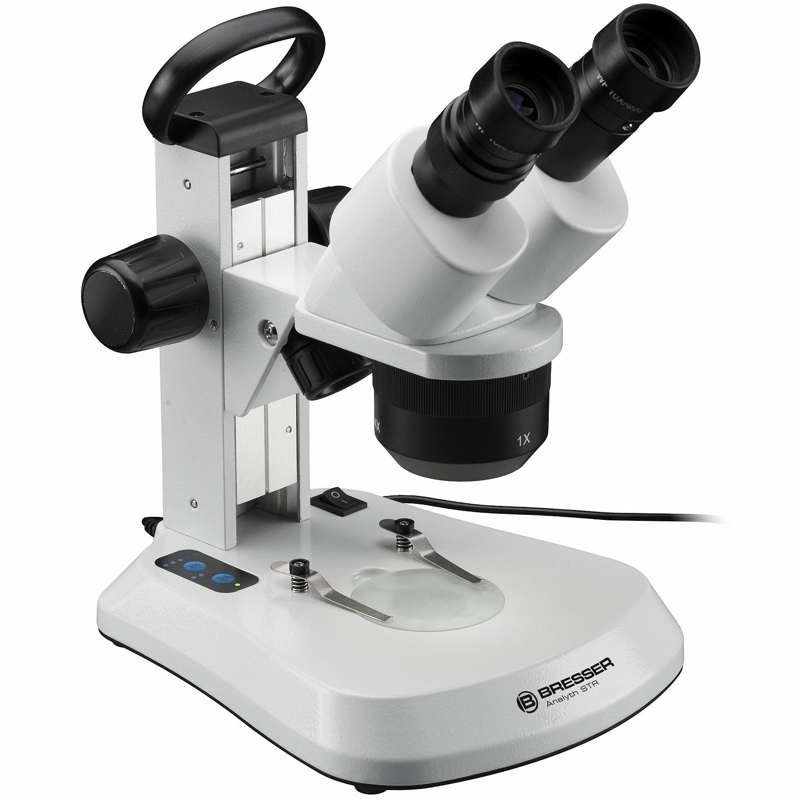 Микроскоп Bresser Analyth STR стерео отраженного и проходящего света 10x - 40x, черный, фото №4