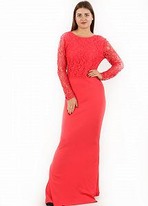 Платье Enna Levoni M Коралловый (ND-3848-Coral) - Фото 1