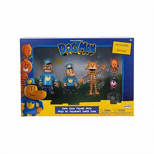 Фігурки Jakks Pacific Dog Man Ліл Піті, Піті, Шеф і Фліппі, 6,35 см synthetic.ua - Фото 1