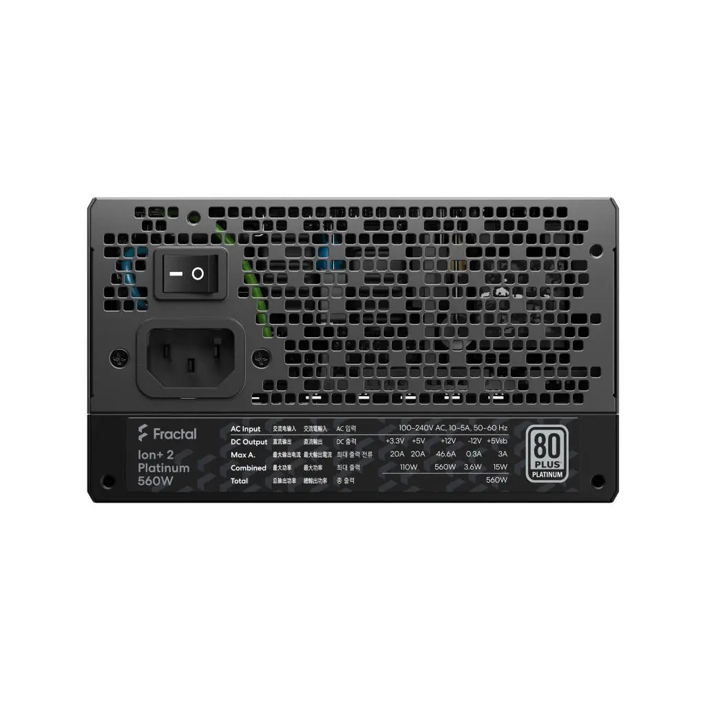 Блок живлення Fractal Design 560W Ion 2 Platinum (FD-P-IA2P-560-EU), фото №6