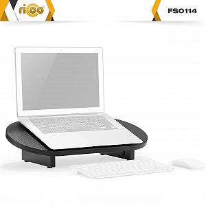 Подставка для ноутбука RICOO FS0117 48 x 24 x 13 см Наклонная Настольная Подставка для ноутбука Настольное крепление Подставка для ноутбука Подставка для экрана для ноутбука Черный synthetic.ua - Фото 1