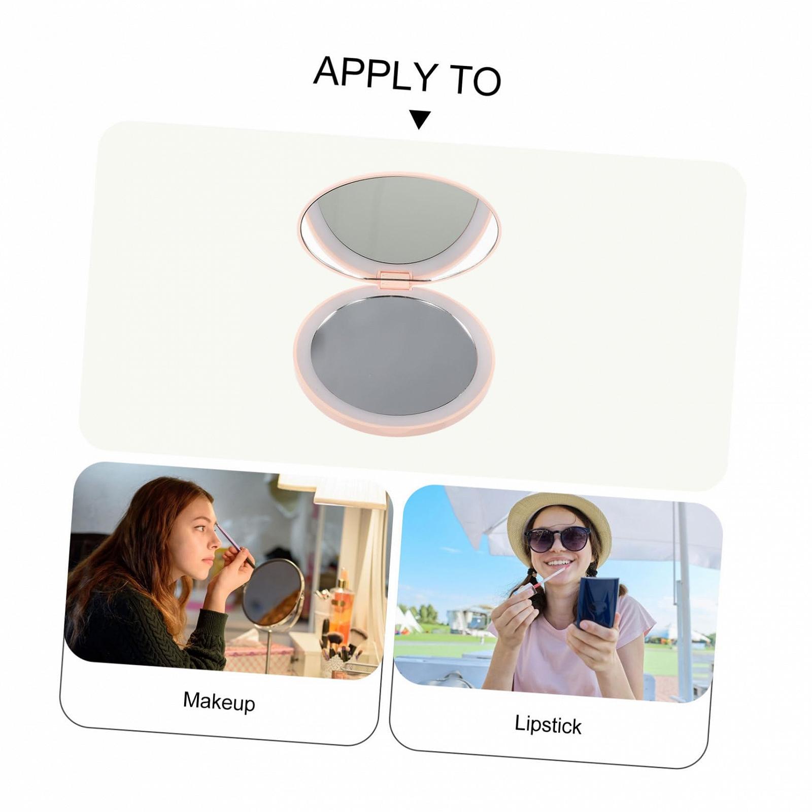 Зеркало Angoily Mini Mirror с подсветкой для макияжа, фото №4