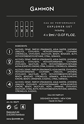 Набір ароматів Gammon Explorer 4 x 2 мл Eau de Parfum для чоловіків, фото №3 Набір ароматів Gammon Explorer 4 x 2 мл Eau de Parfum для чоловіків, фото №3