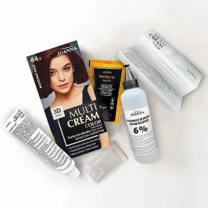 Краска для волос Joanna Multi Cream Colour для женщин - Обеспечивает стойкий цвет - Эффект 3D глубины - Закрашивает седину - Цвет корней - Медная бронза 44.5 synthetic.ua - Фото 1