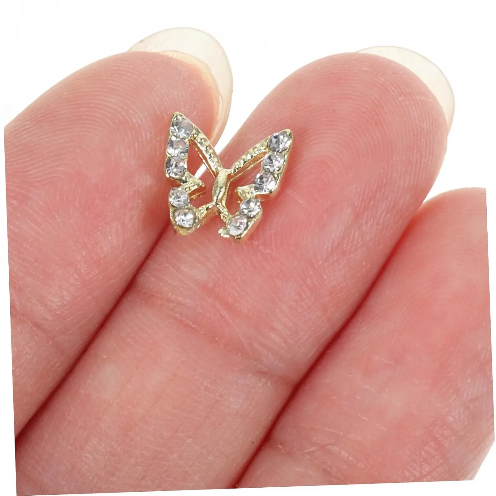 Стразы для ногтей Healeved, 40 шт., подвески-бабочки, фото №5