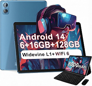 Планшет 10.1" Dghrti Tab 20 6+16/128Gb 8 ядер Android 14 8000 mAh Синій - Фото 1