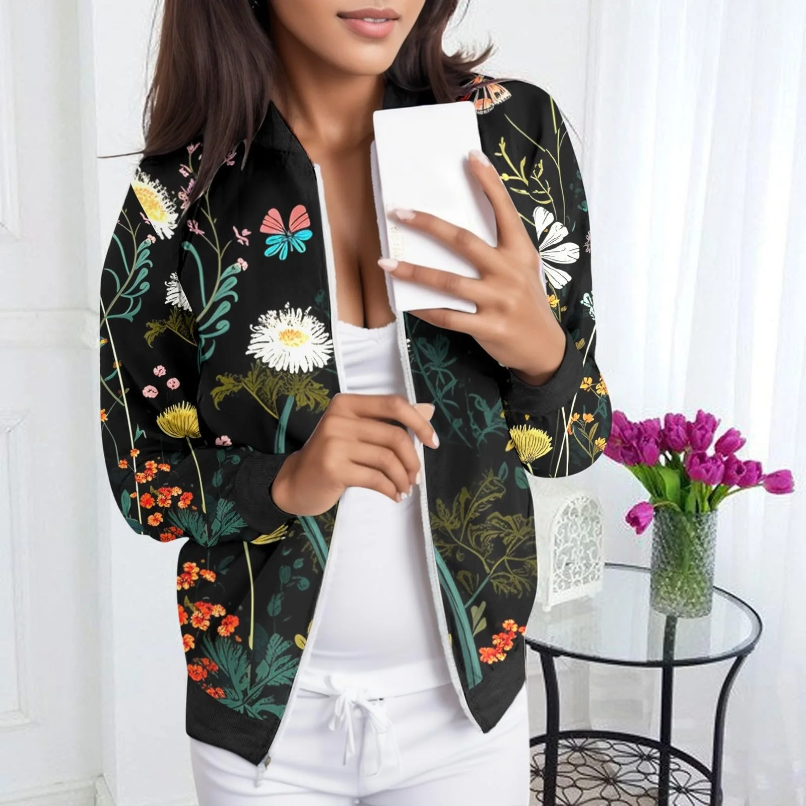 Куртка-бомбер Жіноча, фото №3 Куртка-бомбер Жіноча, фото №3