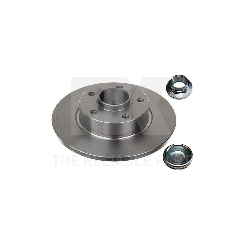 Гальмівний диск NK 203658 для NISSAN OPEL RENAULT VAUXHALL, задня вісь, фото №1 Гальмівний диск NK 203658 для NISSAN OPEL RENAULT VAUXHALL, задня вісь, фото №1