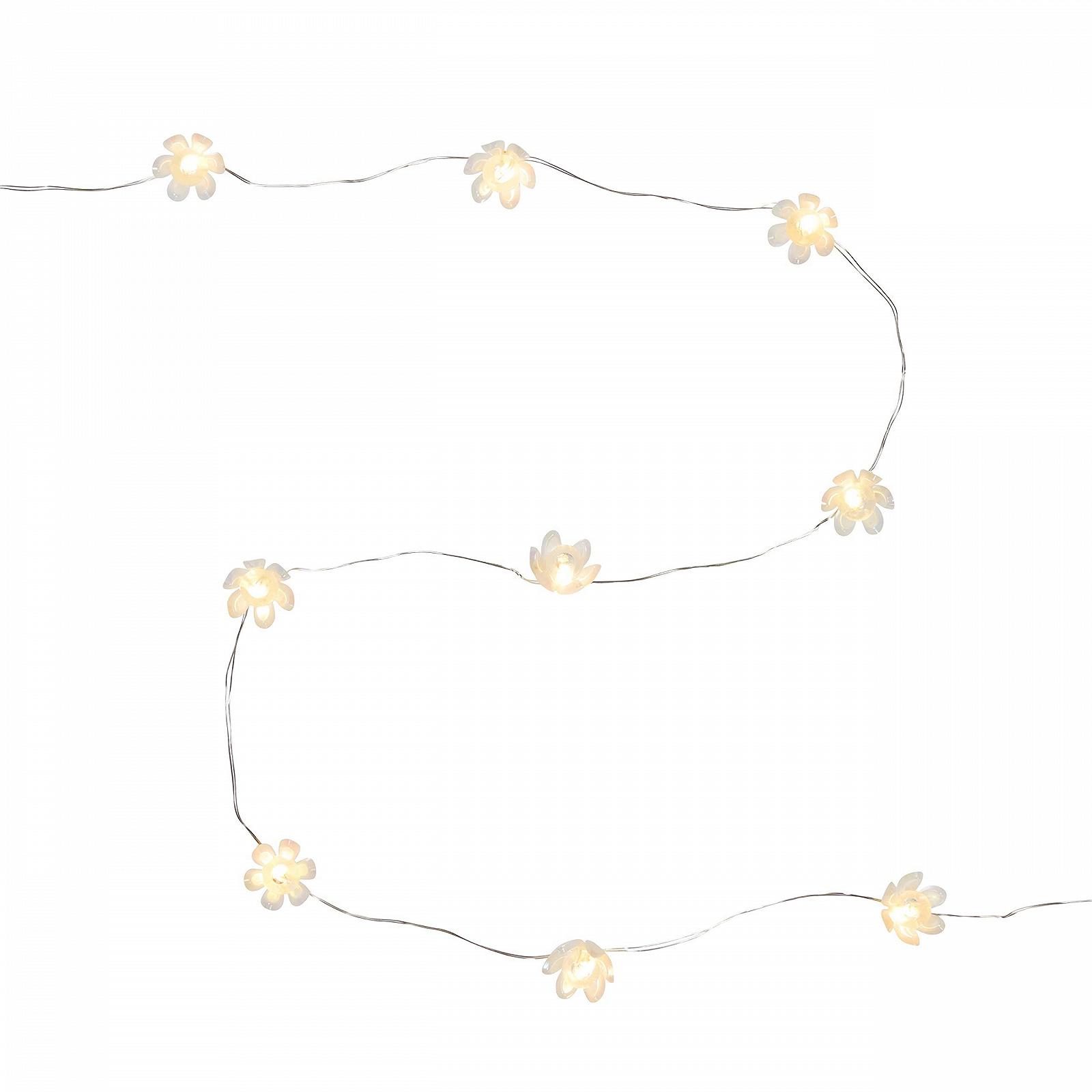Гірлянда Lights4fun Lotus Flower Micro LED 20 теплих білих LED, фото №2