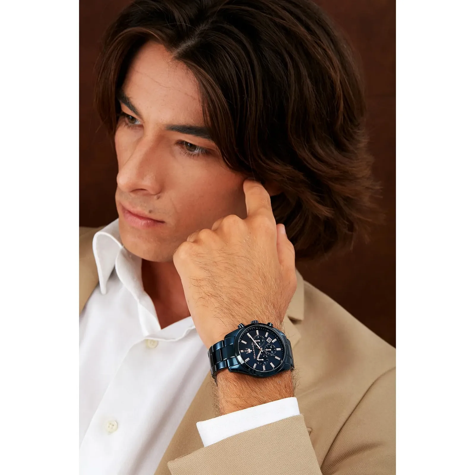 Мужские Аналоговые Часы Maserati Blue Edition R8873626003 Многофункциональные Синие, Браслет, фото №5 Мужские Аналоговые Часы Maserati Blue Edition R8873626003 Многофункциональные Синие, Браслет, фото №5