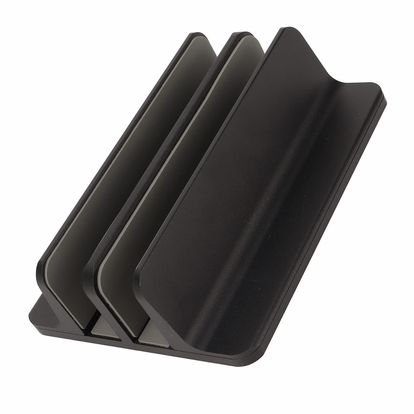 Вертикальная Подставка для Ноутбука Алюминиевый Сплав Двойная док-станция Черный Многофункциональная Охлаждение Настольная Подставка-Держатель для Ноутбука, фото №5