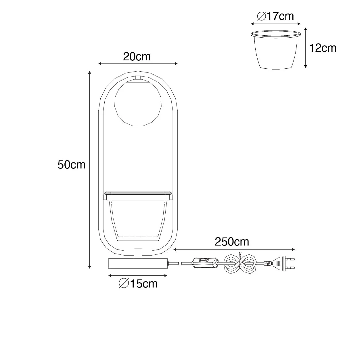 Настільна лампа Qazqa Isabella Art Deco золото / латунь, фото №4
