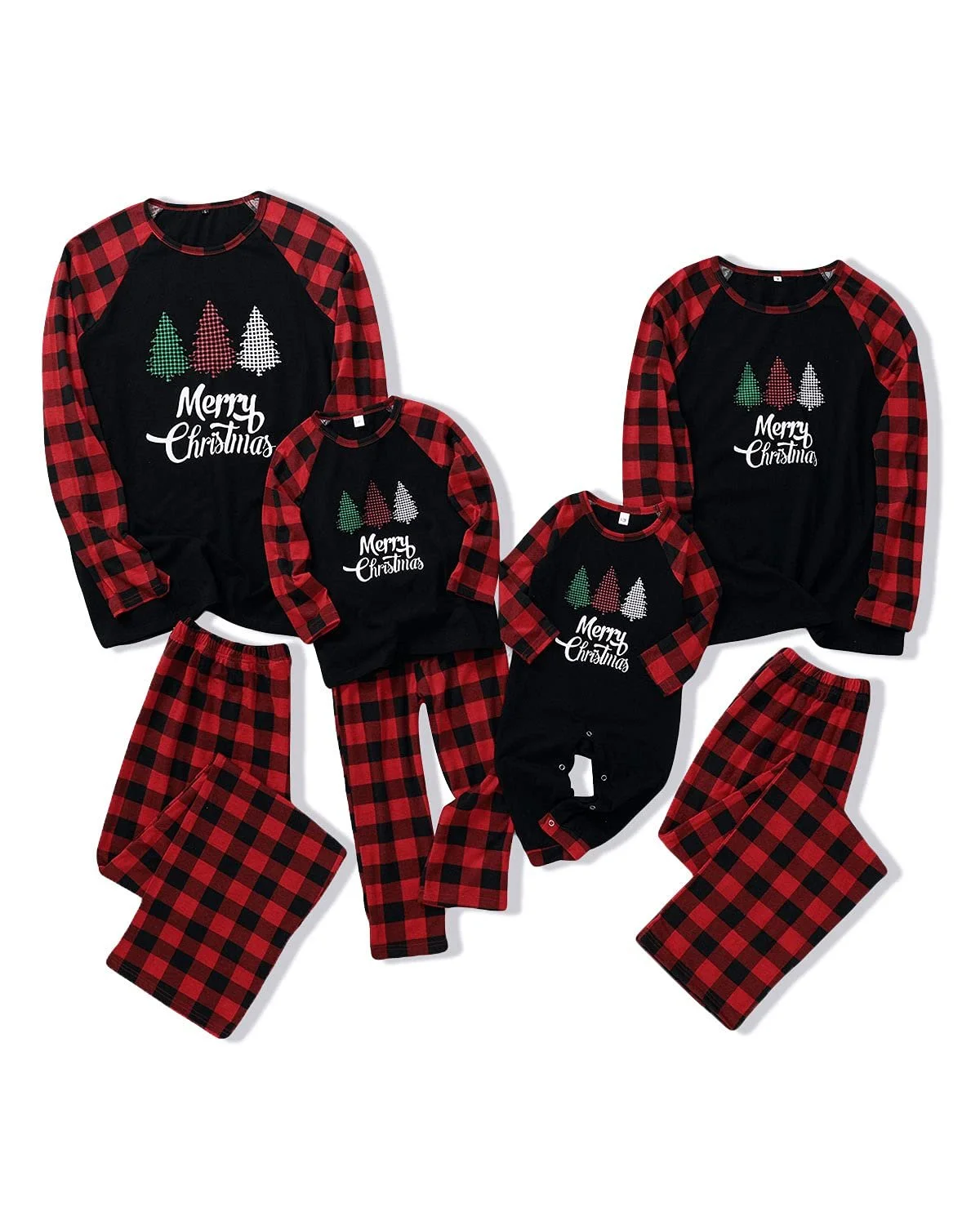 Комплект Різдвяної Сімейної Піжами Amissz, фото №6