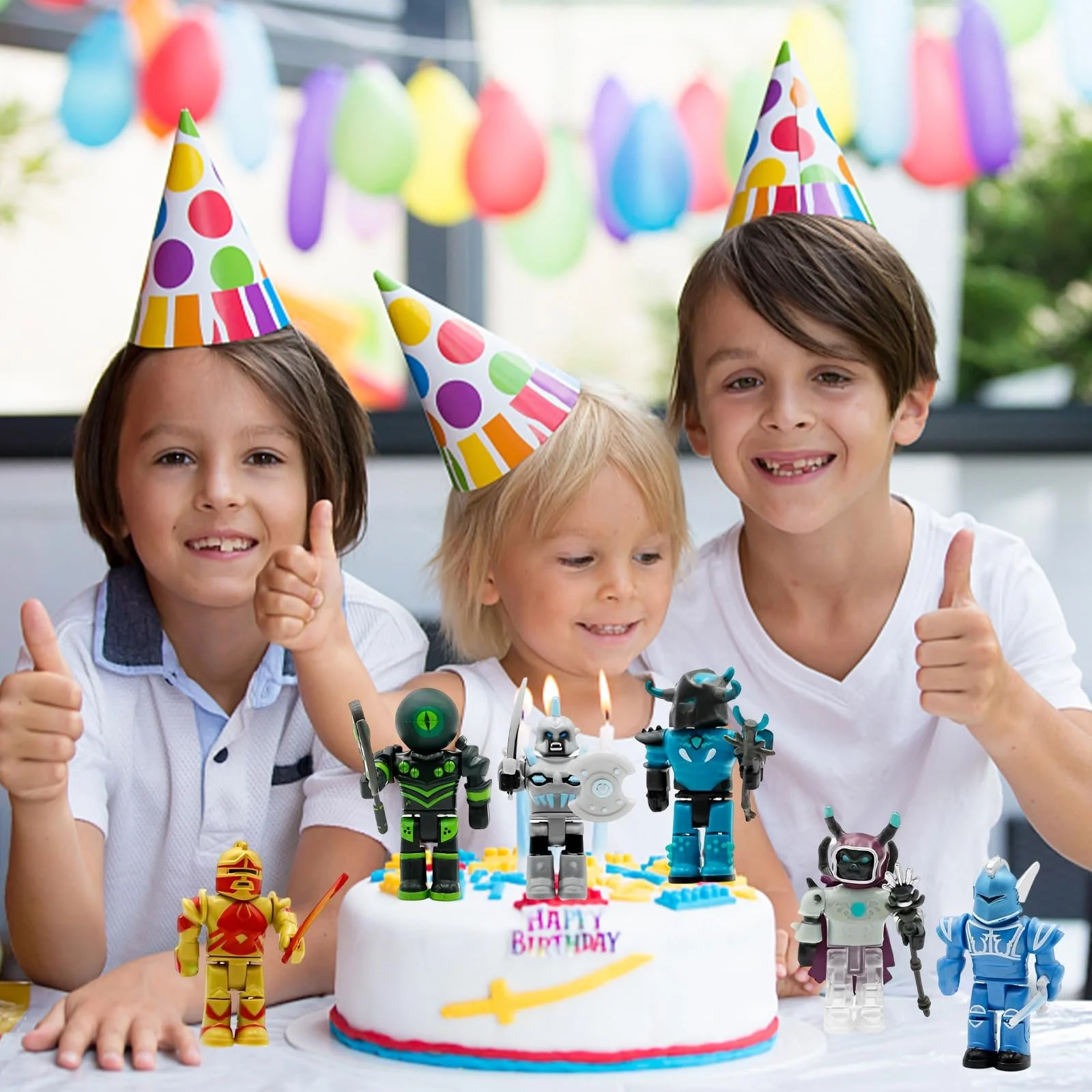 Набір фігурок Roblox 6 штук Декор для торта Моделі персонажів 6+ років, фото №4