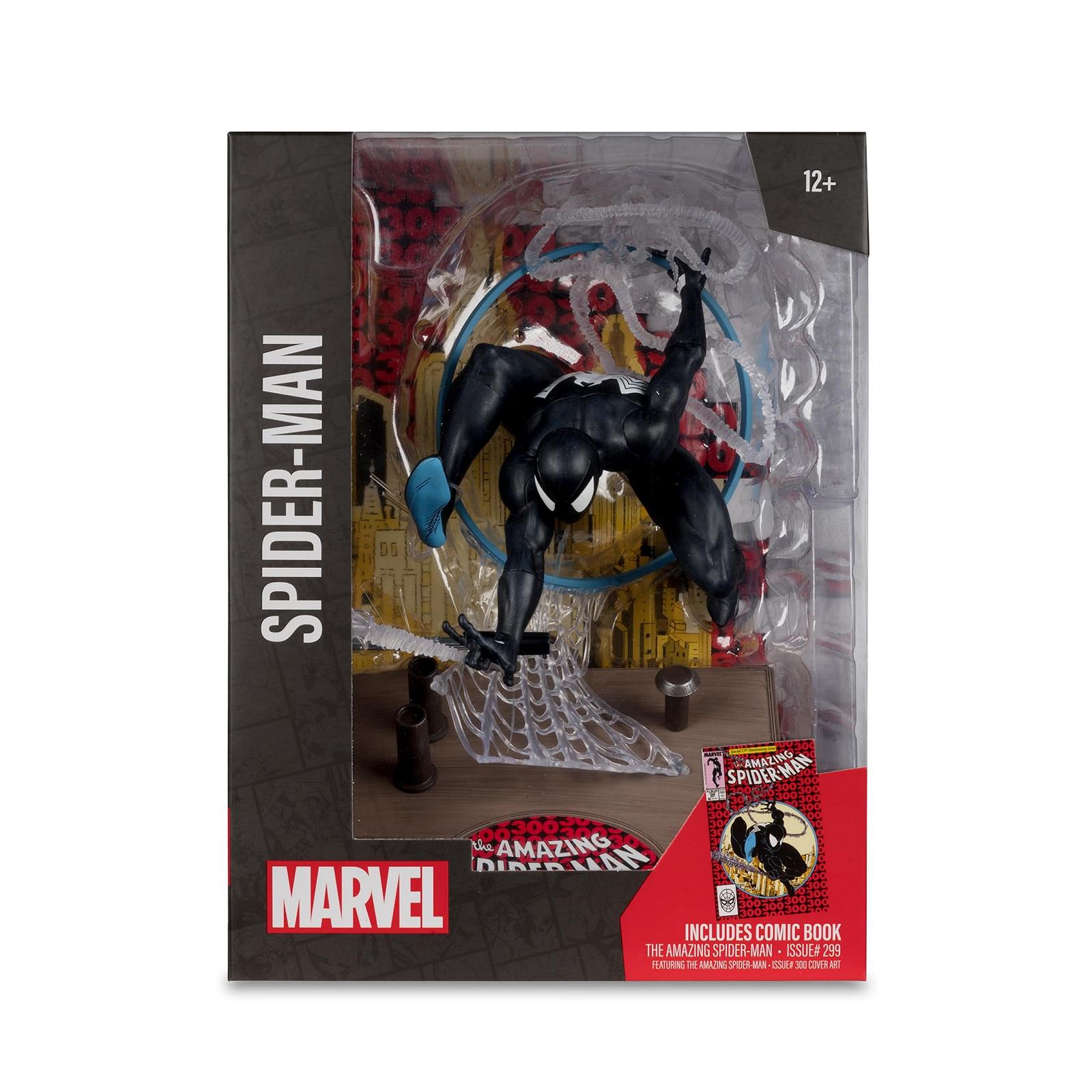 Фигурка McFarlane Toys Marvel Человек-паук (Symbiote Suit) масштаб 1:6 с комиксом, фото №7
