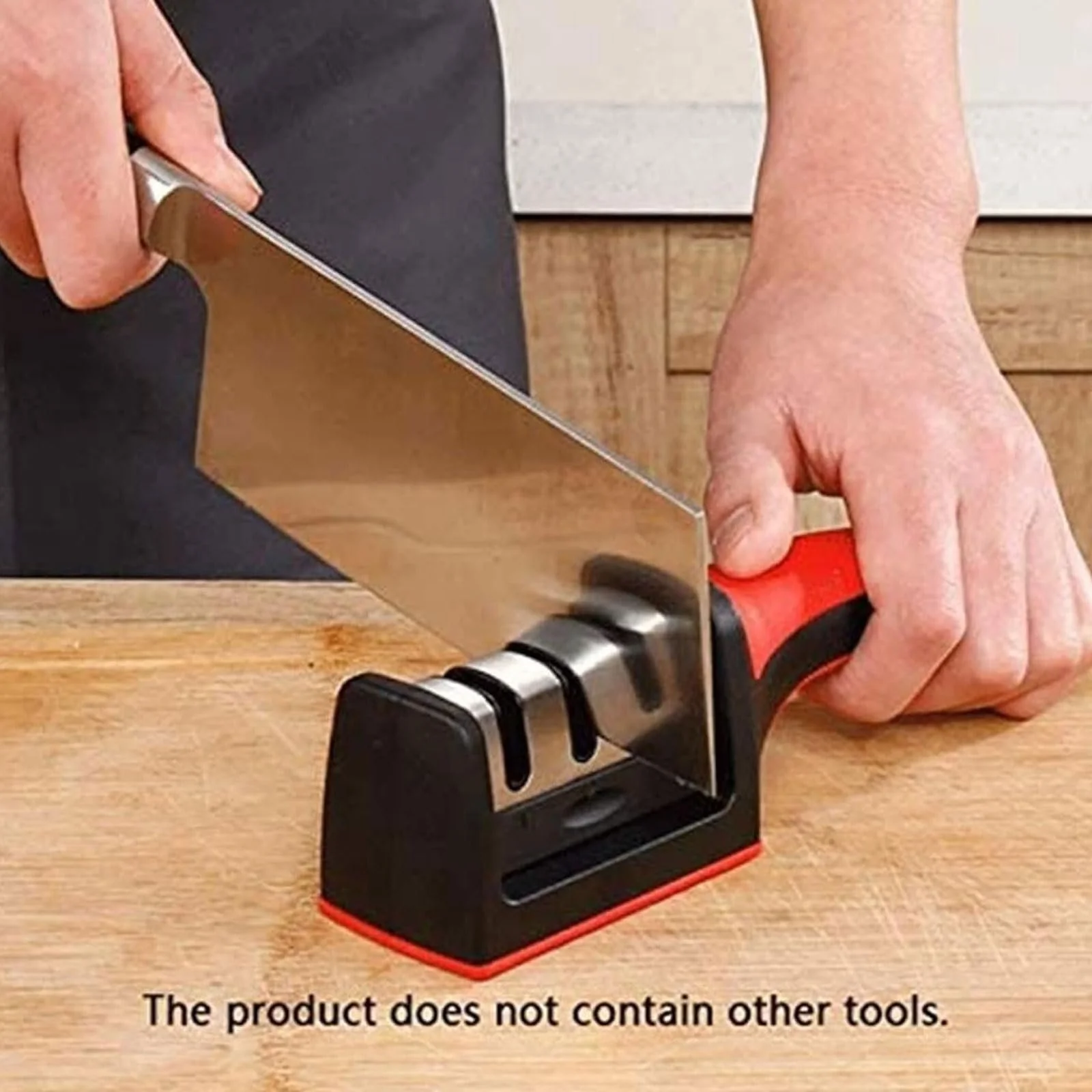 Точилка для ножів esmen 3-ступінчаста нержавіюча сталь, фото №3 Точилка для ножів esmen 3-ступінчаста нержавіюча сталь, фото №3