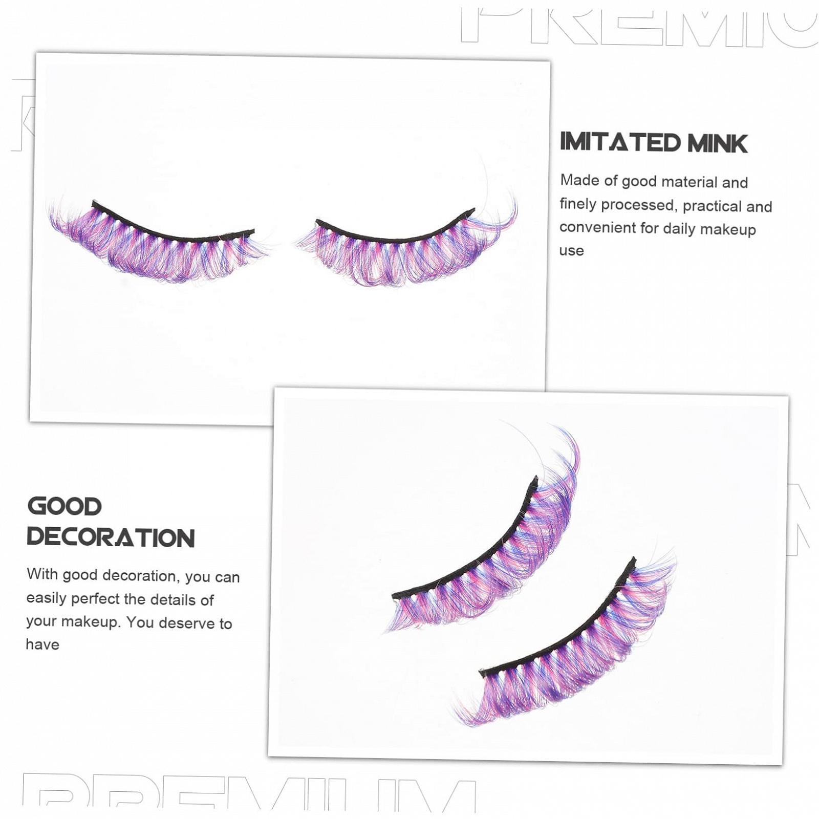 Вії Angoily Natural 5D Imitation Mink Extension Колірні, фото №6