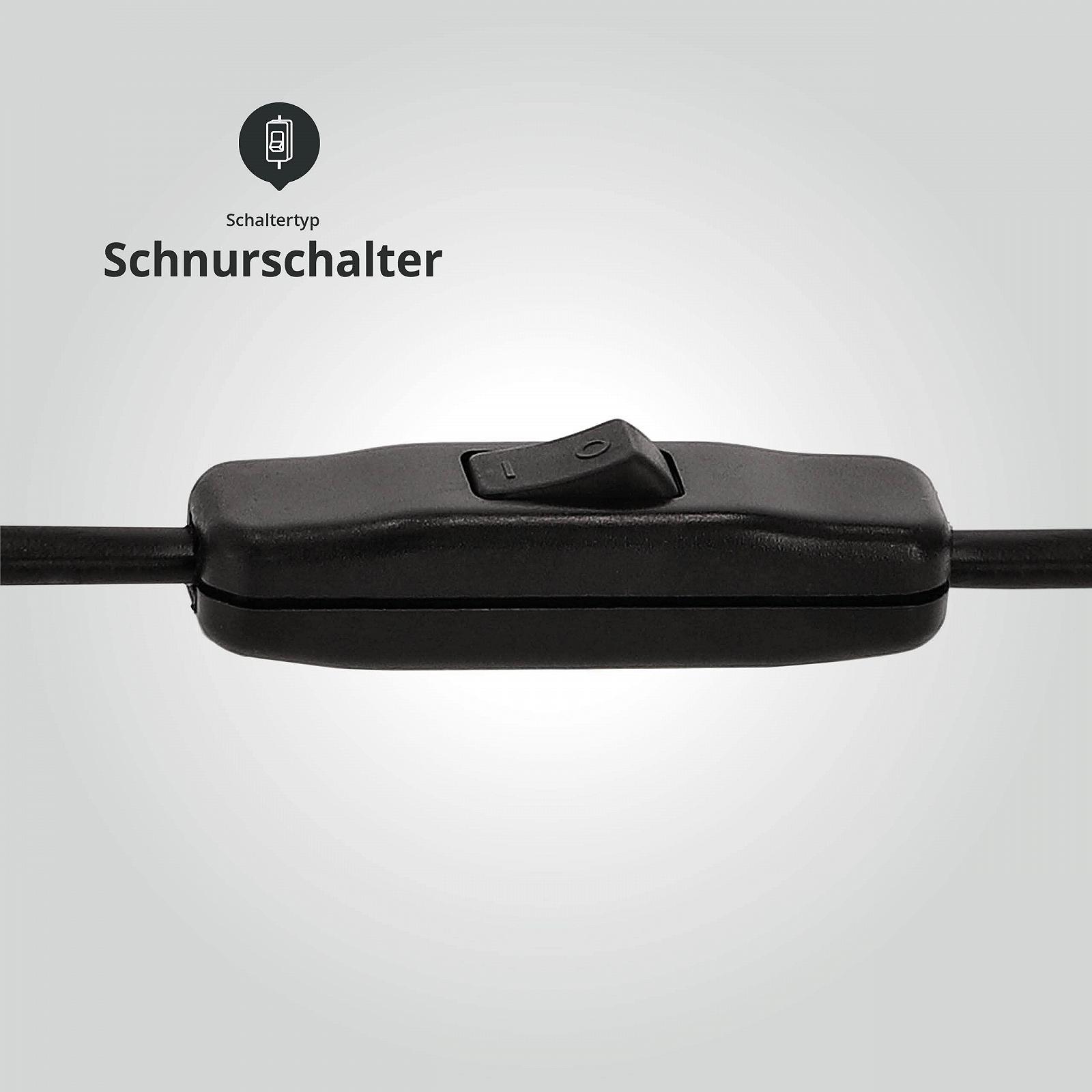 Настільна лампа LED Universum Maya кільцеподібна E27 чорна, фото №6