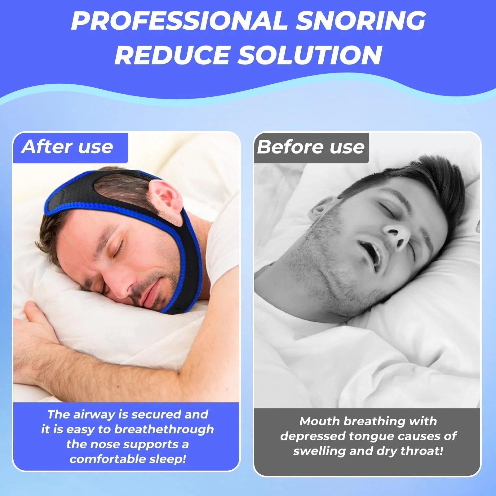 Підборідний ремінь проти хропіння, фото №4 Підборідний ремінь проти хропіння, фото №4