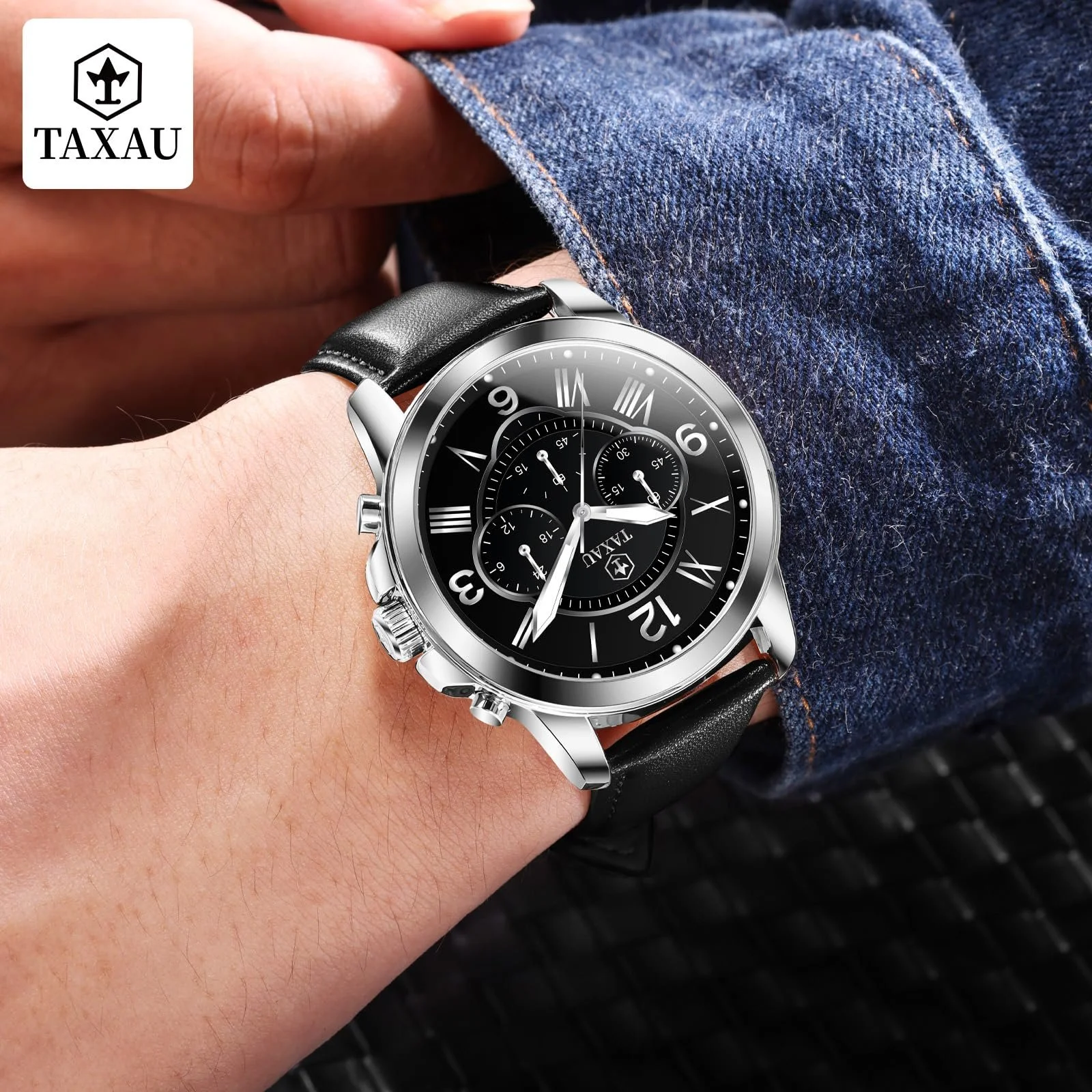 Годинник Taxau Чоловічий Business Наручний З Індикатором Дати Водонепроникний, фото №3 Годинник Taxau Чоловічий Business Наручний З Індикатором Дати Водонепроникний, фото №3