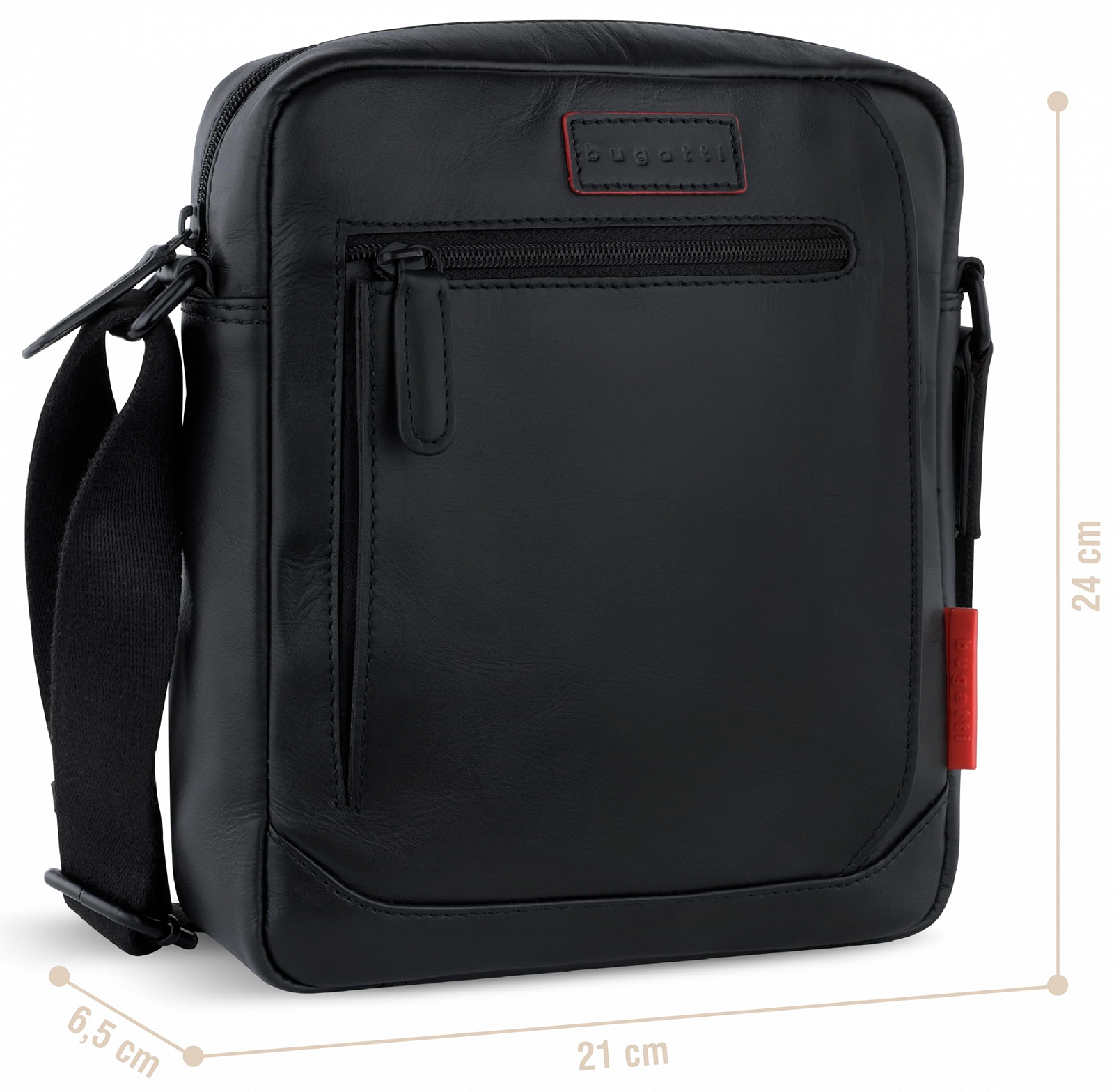 Сумка через плечо bugatti Clark Черный, фото №2