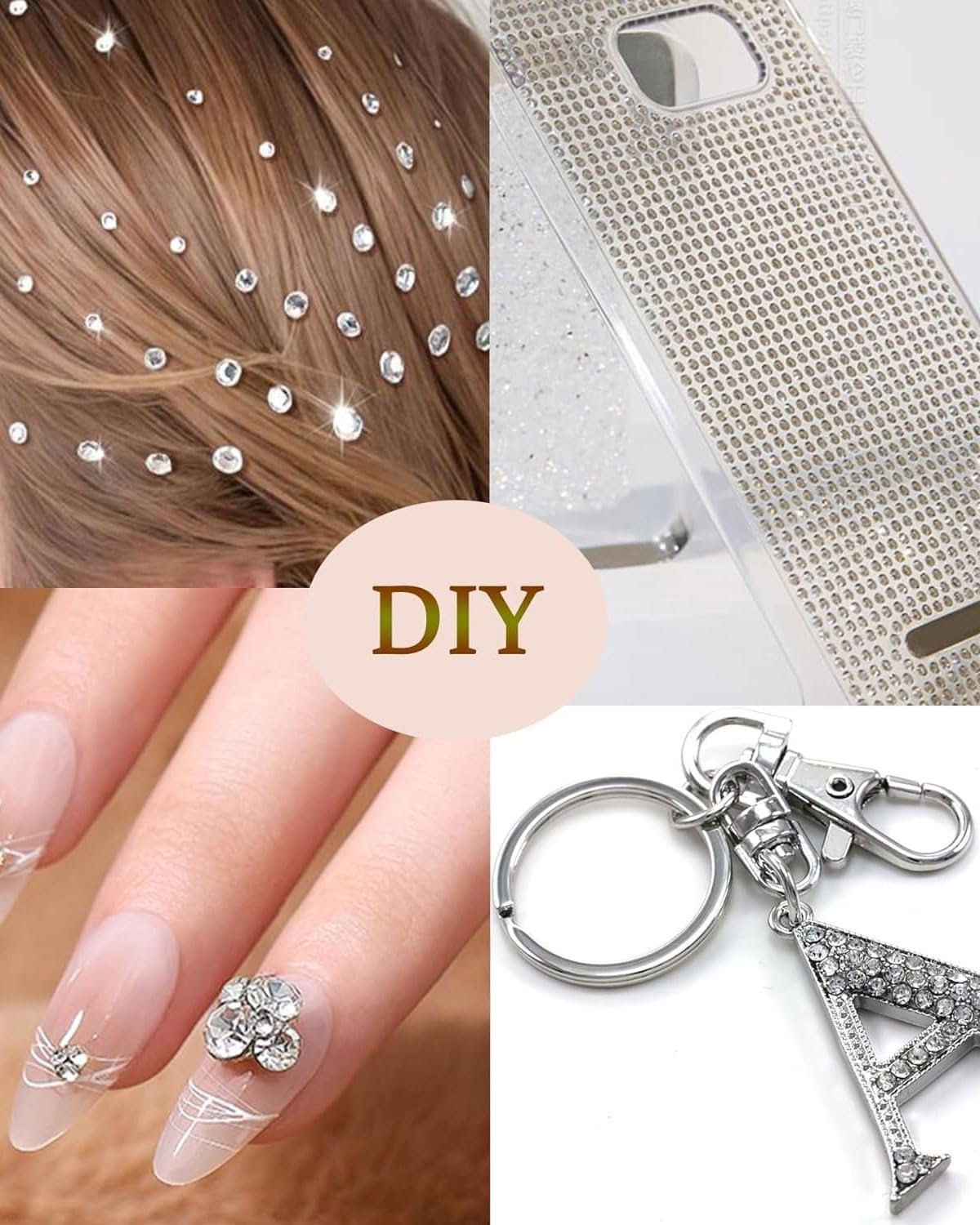 Самоклеючі Блискучі Камінці, для Манікюру, фото №6