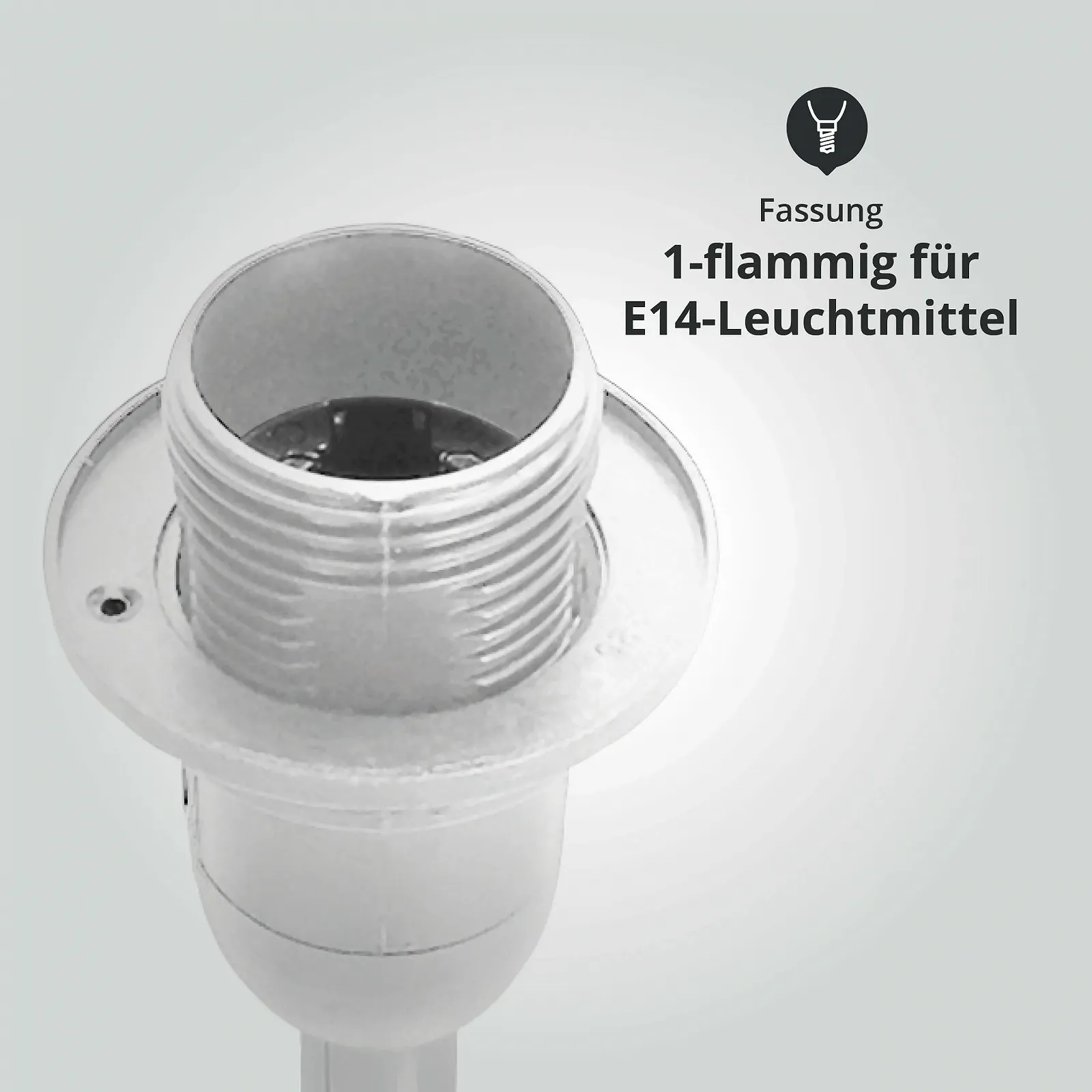 Настільна лампа LED Universum 3143 керамічна з тканинним абажуром E14 кругла коричнева з візерунком, фото №5