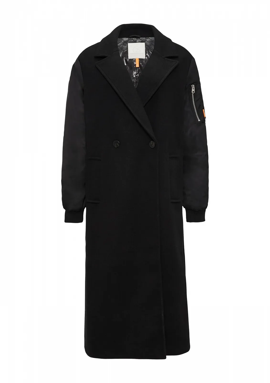 Повсякденне пальто QS з тканини в міксі, фото №1 Повсякденне пальто QS з тканини в міксі, фото №1