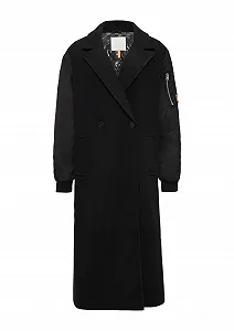 Повсякденне пальто QS з тканини в міксі - Фото 1