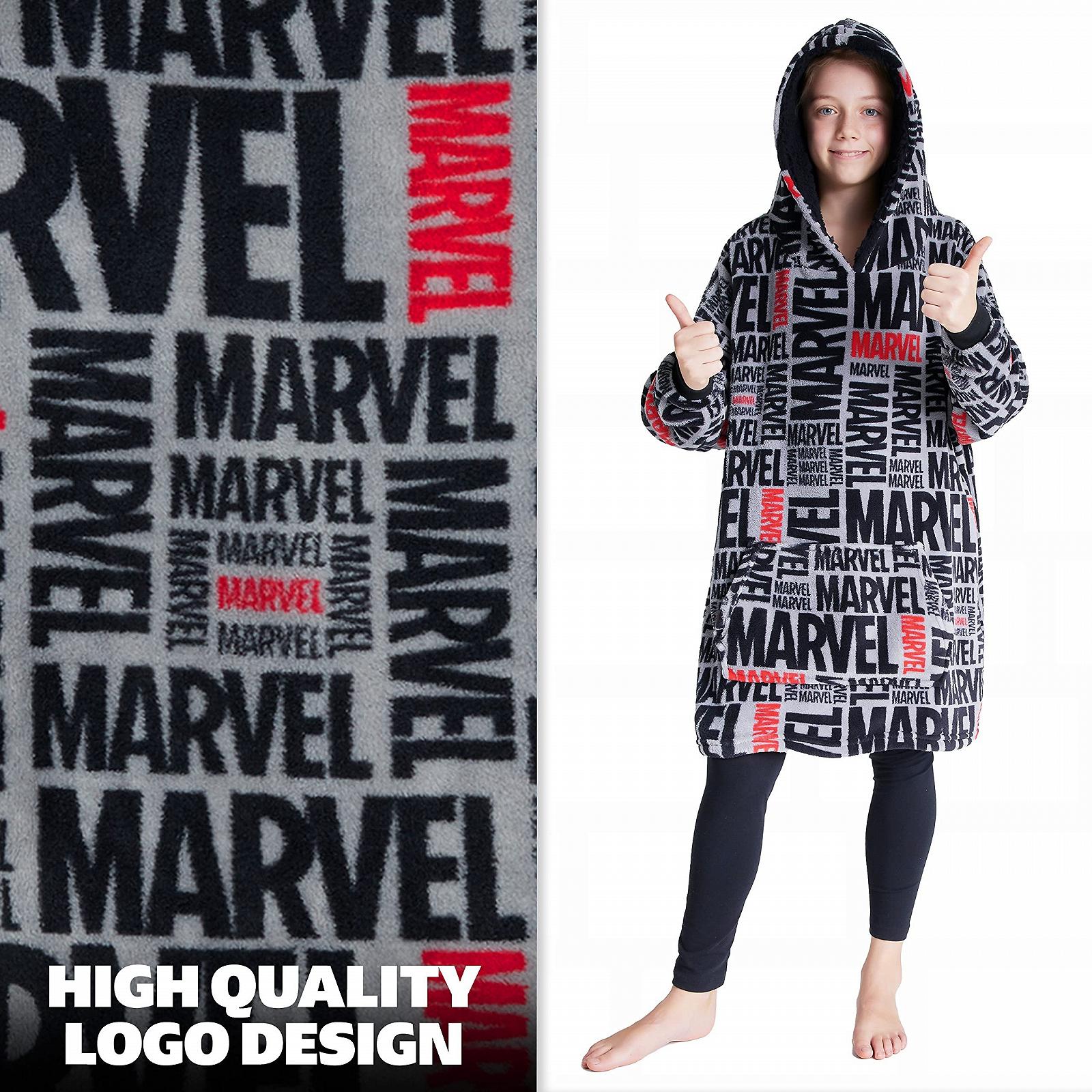 Худі Marvel Oversized Дитяче для хлопчиків Тепле флісове велике худі для підлітків, фото №6