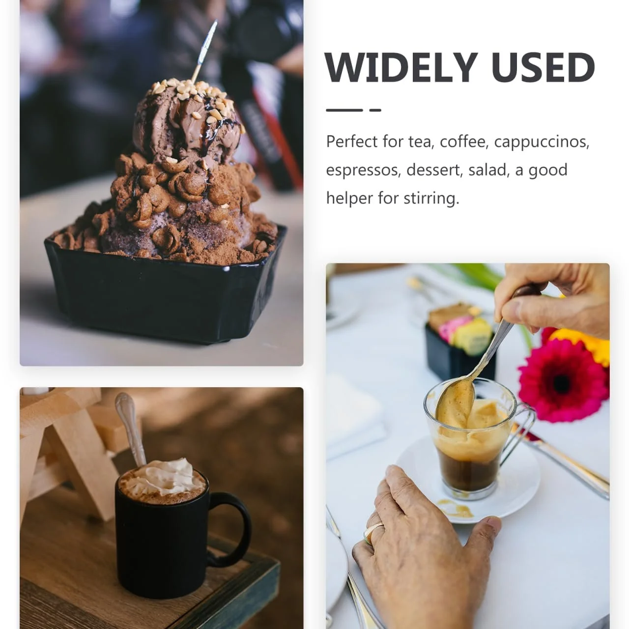 Ложки Скляні UPKOCH Набір 5 штук 13 см Довгі Прозорі, фото №6 Ложки Скляні UPKOCH Набір 5 штук 13 см Довгі Прозорі, фото №6