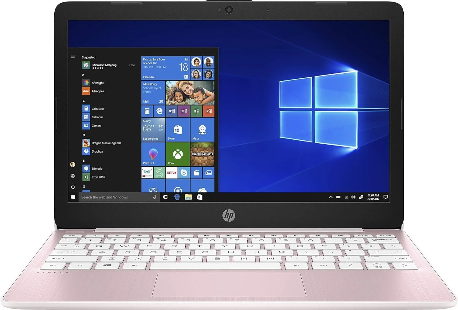 Ноутбук 11.6" HP Stream 11 (11-ak0293ng) Intel Celeron N4020 RAM 4GB eMMC 64GB 13год батарея Windows 11, фото №1