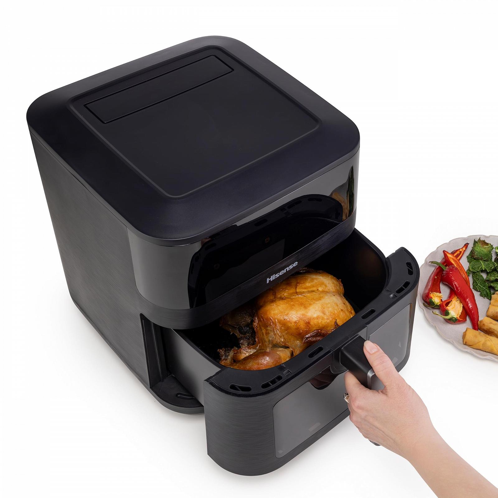 Мультипіч Hisense HAF2100DCD 2100 Вт 7.7 л 10 програм Black 40.1 x 31 x 35 см, фото №13 Мультипіч Hisense HAF2100DCD 2100 Вт 7.7 л 10 програм Black 40.1 x 31 x 35 см, фото №13