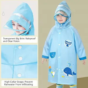 Дитячий дощовий пончо дощовик для хлопчиків і дівчаток synthetic.ua - Фото 1
