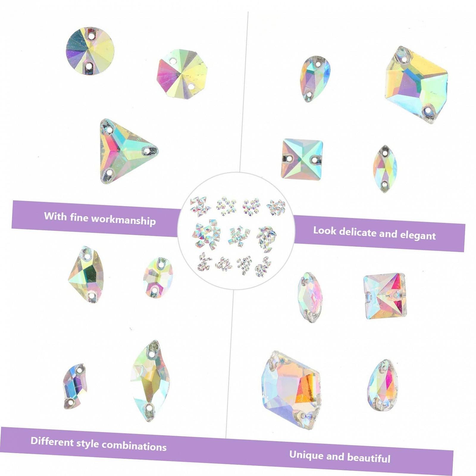 Стеклянные бусины Operitacx 120 шт. Смешанный стиль, фото №6