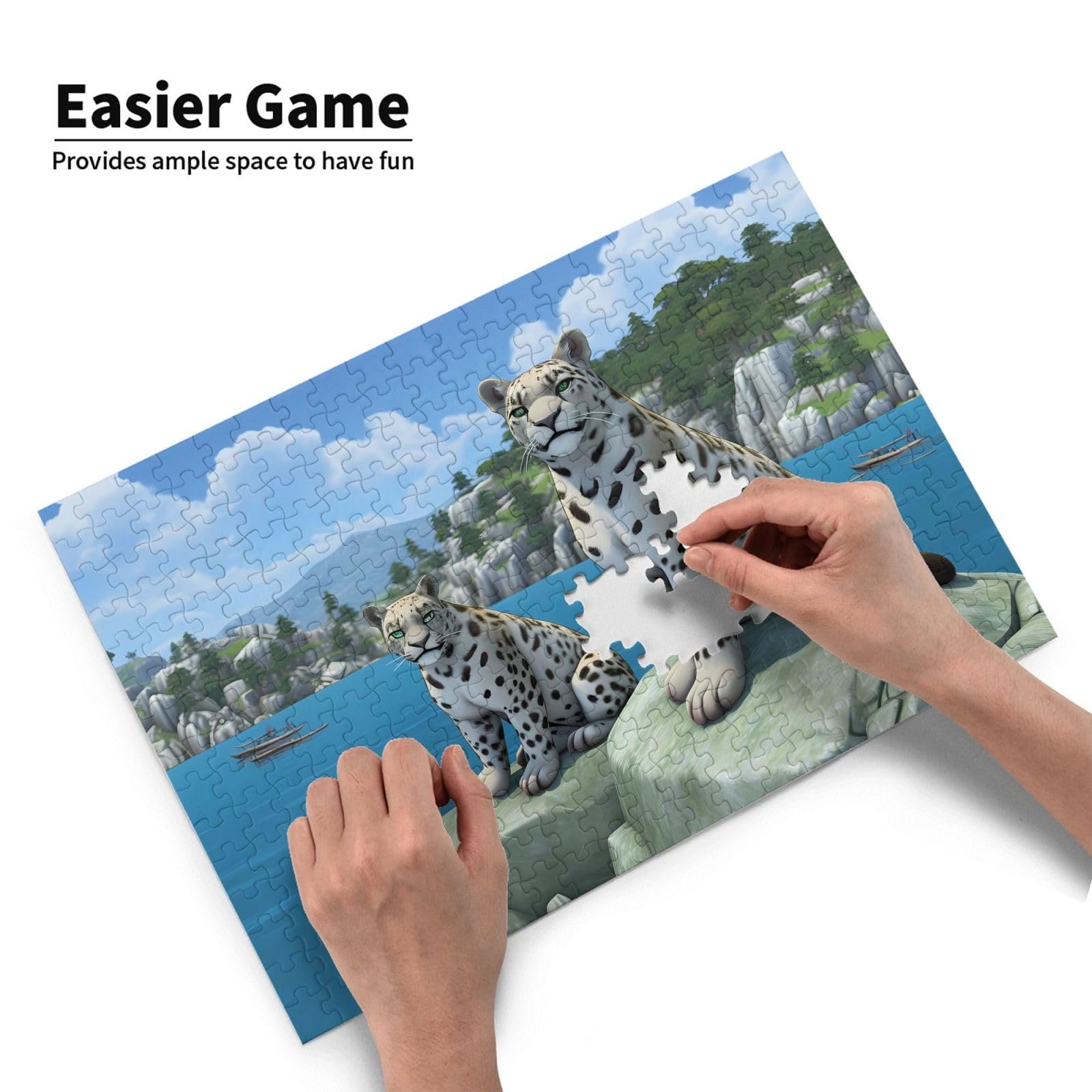 Пазл Snow Leopard Final bringer 300 деталей 40 x 28 см, фото №5