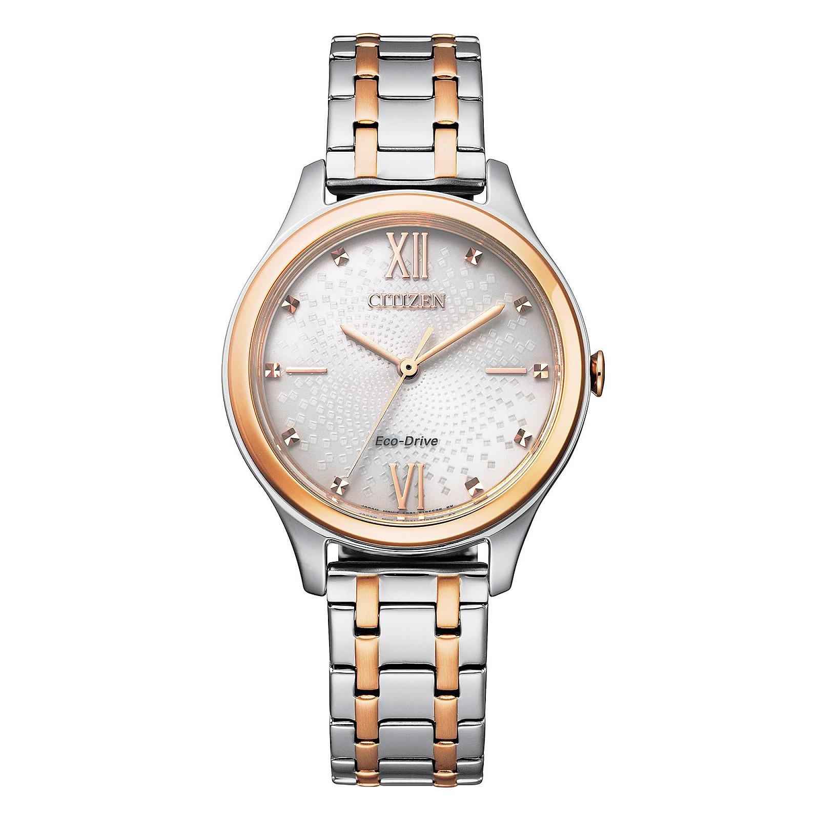 Женские аналоговые часы Citizen Eco-Drive с браслетом из нержавеющей стали, фото №1