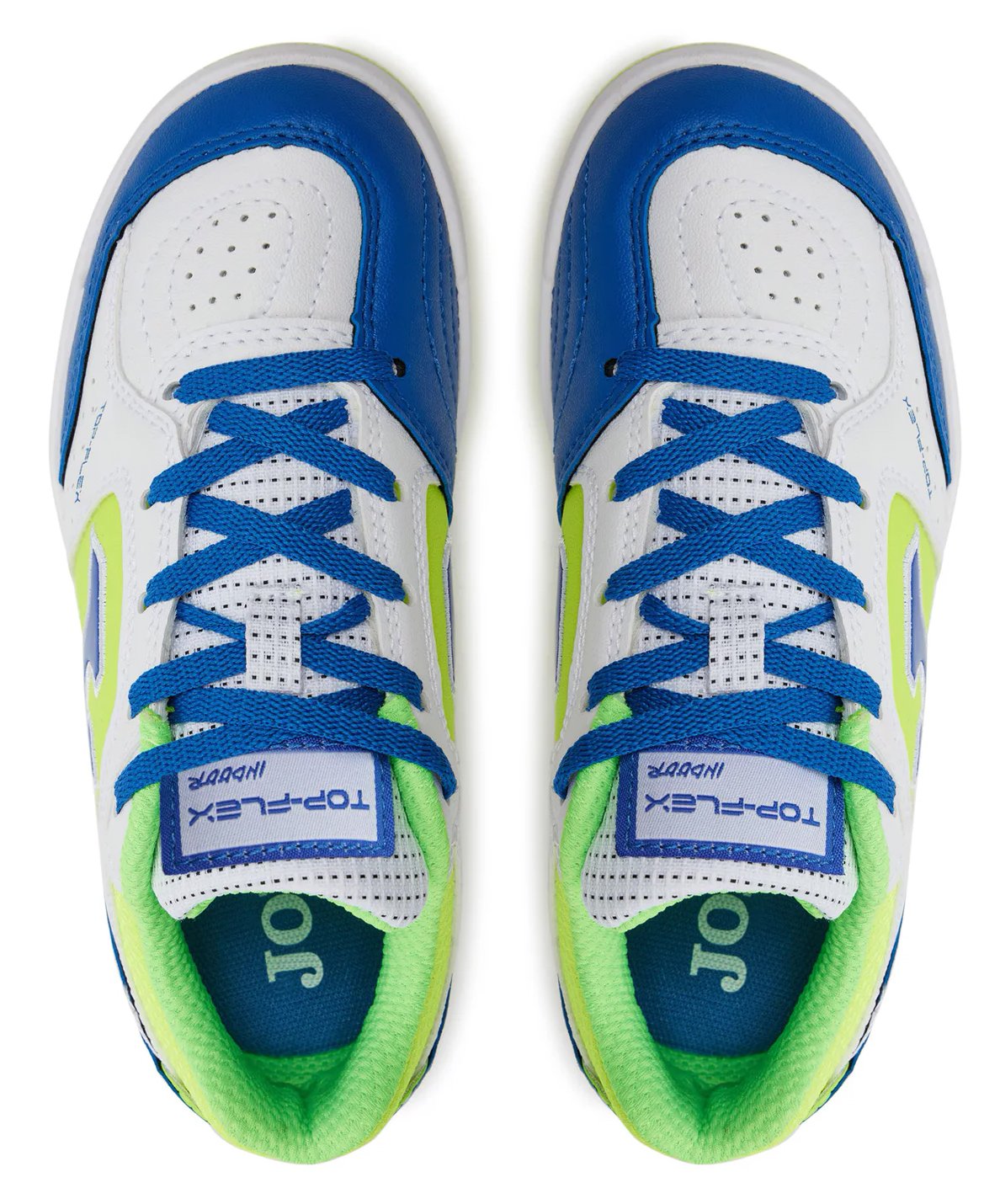 Футзалки дитячі Joma TOP FLEX білий, синій 8 38, фото №5