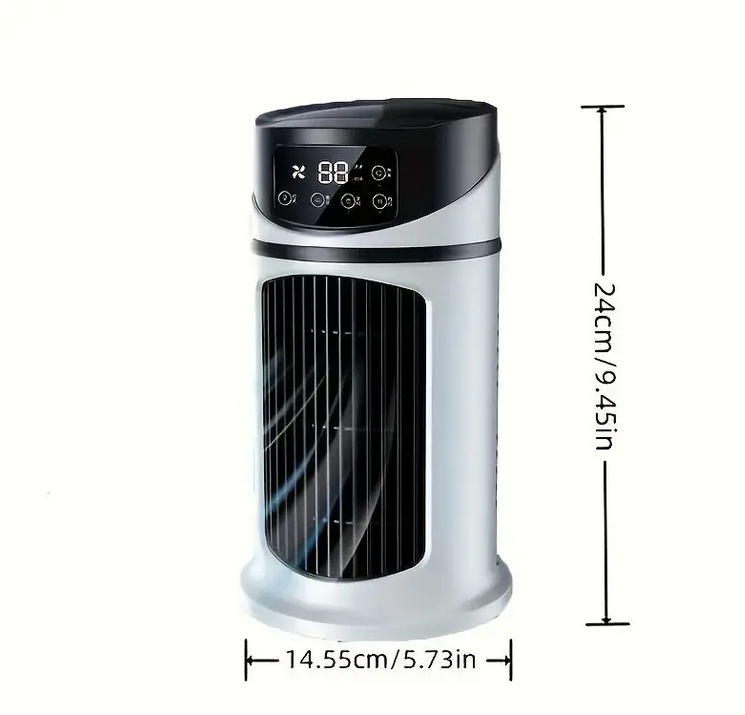 Увлажнитель и вентилятор 3 в 1 с подсветкой USB для дома и офиса BYM-901S, фото №10