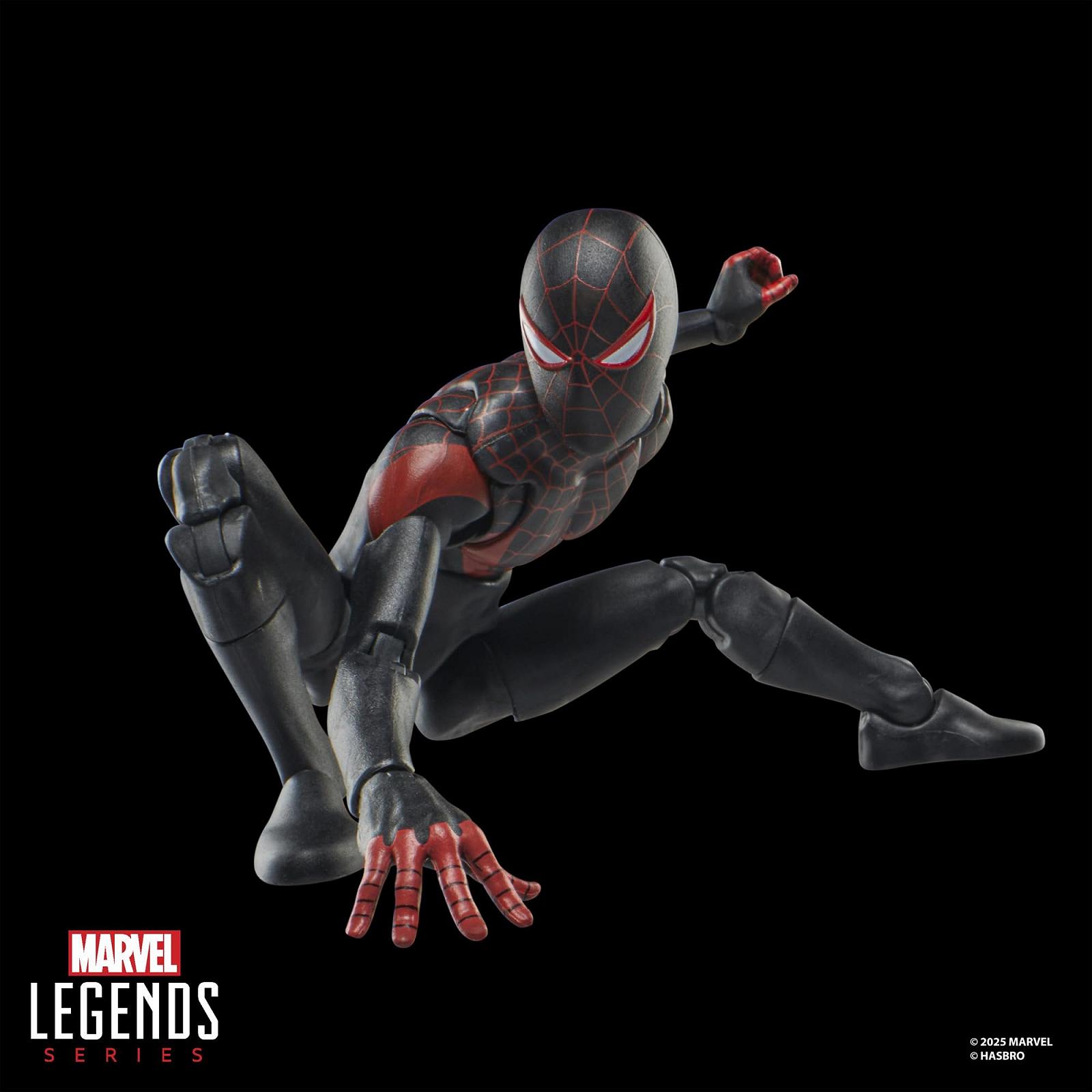 Фигурка Человек-паук Майлз Моралес Marvel Legends Series Ultimate, Черный, фото №8
