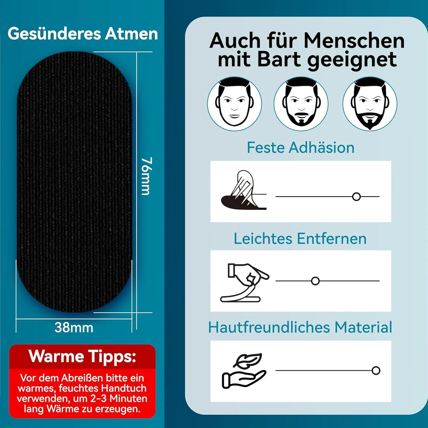 Пластыри от храпа YUNYU, 30 шт, фото №2