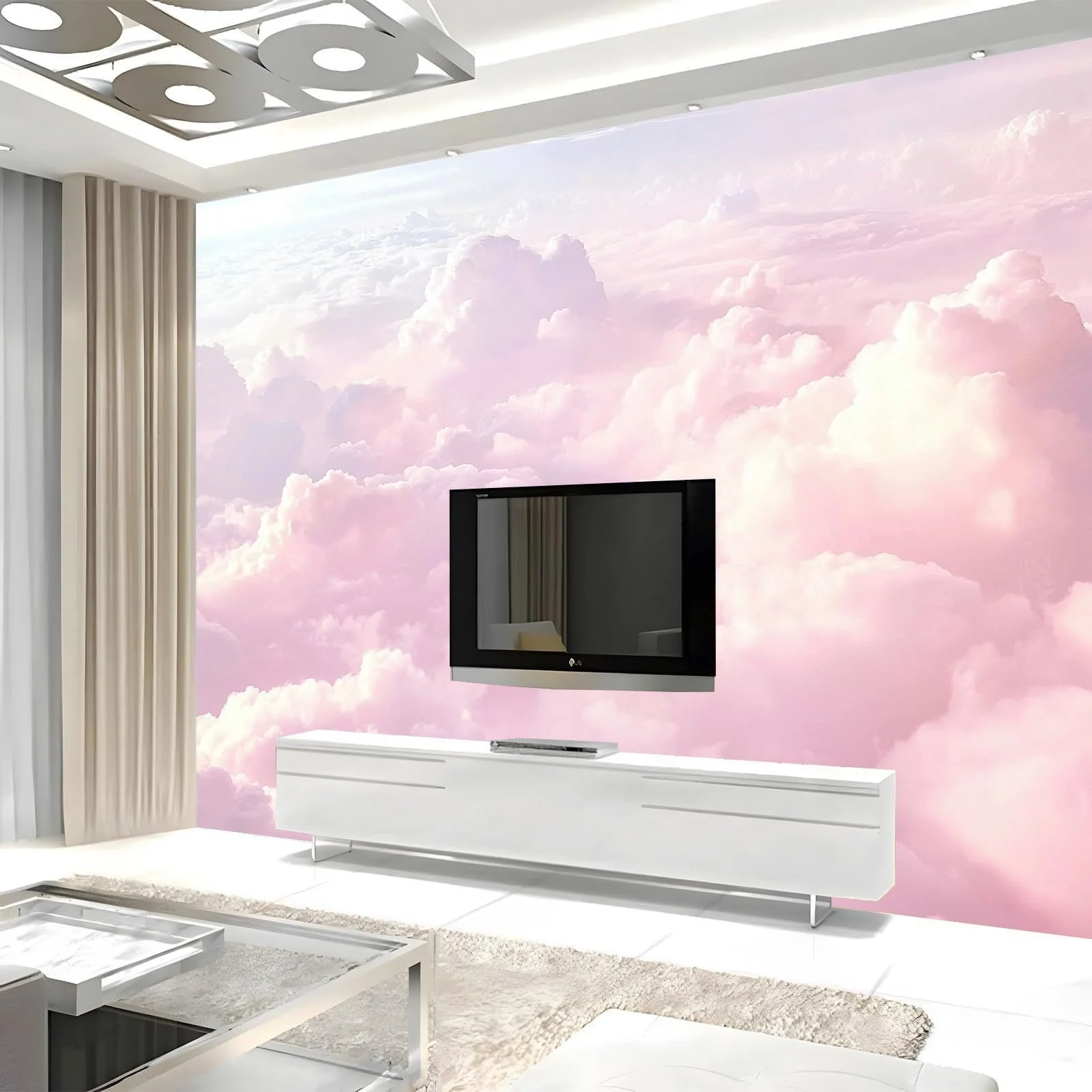 Фотообои Розовые облака 3D 300 x 210 см, фото №3