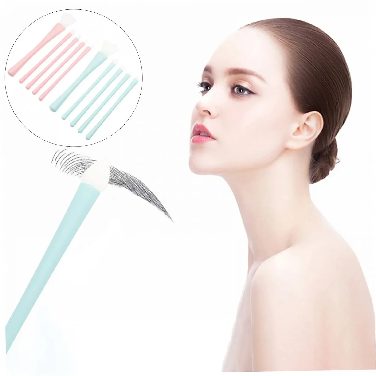 Кисти DOITOOL Силиконовые аппликаторы для губ, аппликатор для помады, макияжа глаз, фото №4 Кисти DOITOOL Силиконовые аппликаторы для губ, аппликатор для помады, макияжа глаз, фото №4