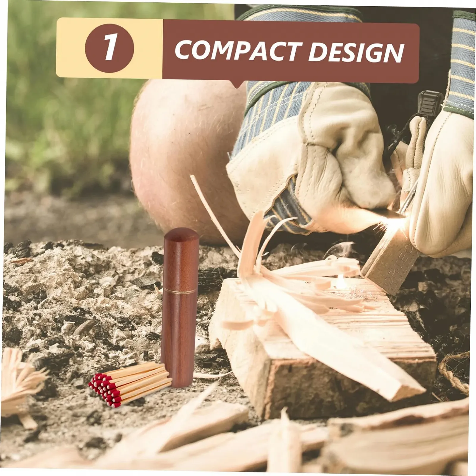 Органайзер HONMEET Дерев'яний Футляр для зберігання Вінтажний, фото №4